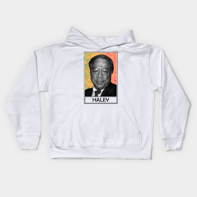 Alex Haley Kids Hoodie by TheLiterarian